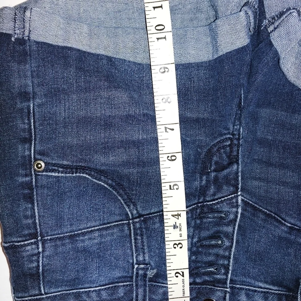 Blackheart Skull Denim Jean Shorts 1